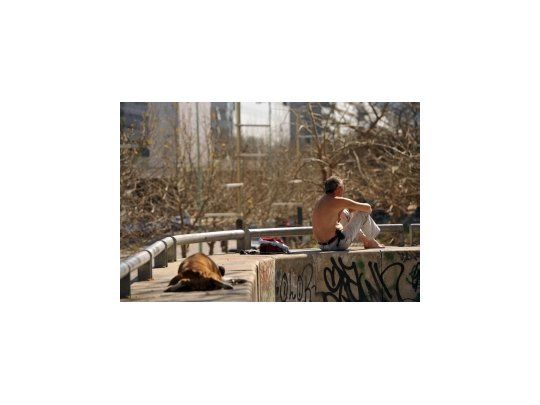 Los porteños disfrutaron de una jornada a pleno sol.