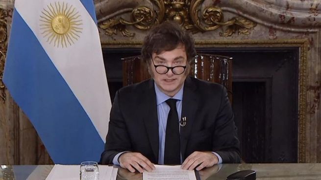 El presidente Javier Milei.