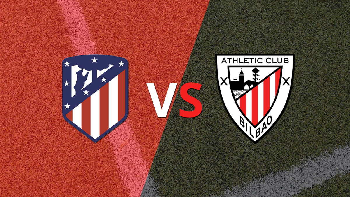 Atlético de Madrid and Athletic Bilbao are measured for the date 22