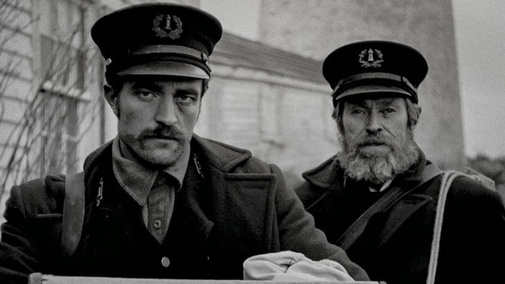 Robert Pattinson y Willem Dafoe en 