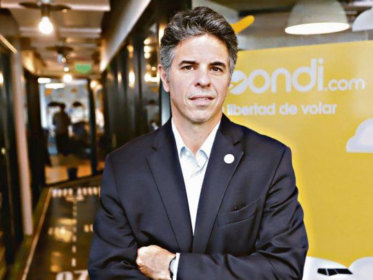 Estrategia. Sebastián Pereira está ampliando acuerdos para elevar el factor de ocupación de Flybondi y así sostener la oferta de tarifas baratas.