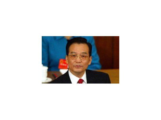 Primer ministro chino, Wen Jiabao.