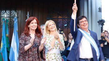 cristina y gobernadores peronistas dieron el presente en la jura de espinoza en la matanza