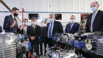 El presidente Alberto Fernández encabezó un acto desde Campana.