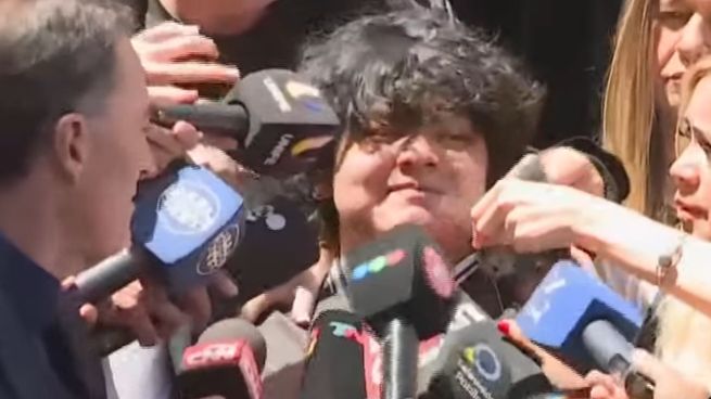 Diego Fernando Maradona asistió a la audiencia final del jury contra la jueza Julieta Makintach.