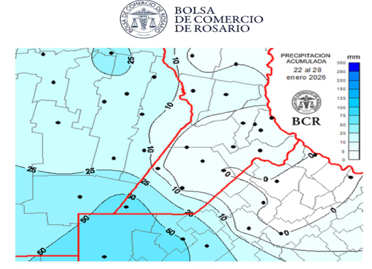 El cultivo más afectado hasta el momento es la soja de primera El cultivo más afectado hasta el momento es la soja de primera