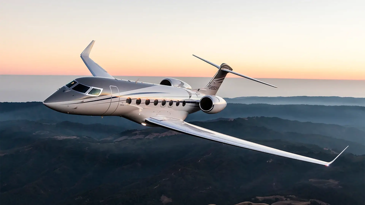 Jeff Bezos' private jets to take their guests. Jeff Bezos' private jets to take their guests.