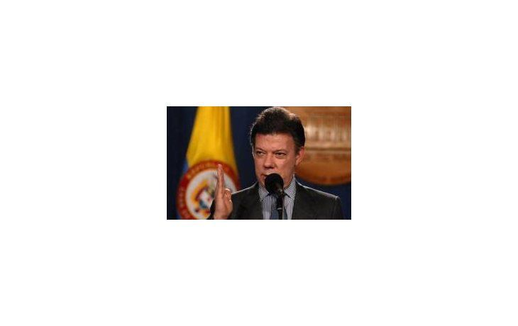 El presidente colombiano, Juan Manuel Santos