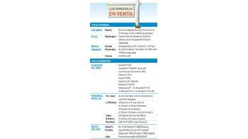 Estado inmobiliario: vende 33 propiedades