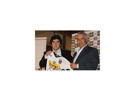 Américo Gallego habló en su presentación en Colo Colo.