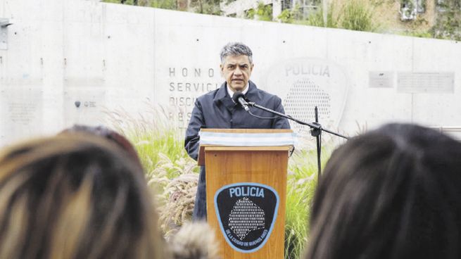 palermo. Jorge Macri en el homenaje a los caídos en cumplimiento del deber de la Policía de la Ciudad.