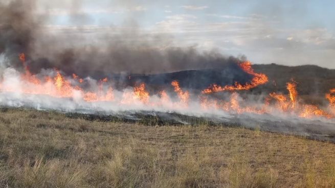 Alerta por incendios forestales en 10 provincias.&nbsp;