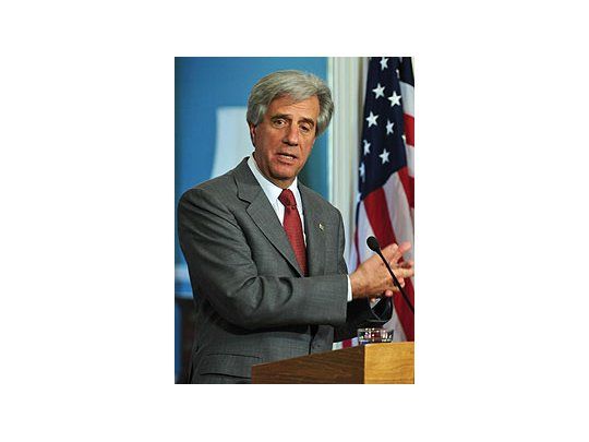 El presidente de Uruguay, Tabaré Vázquez.