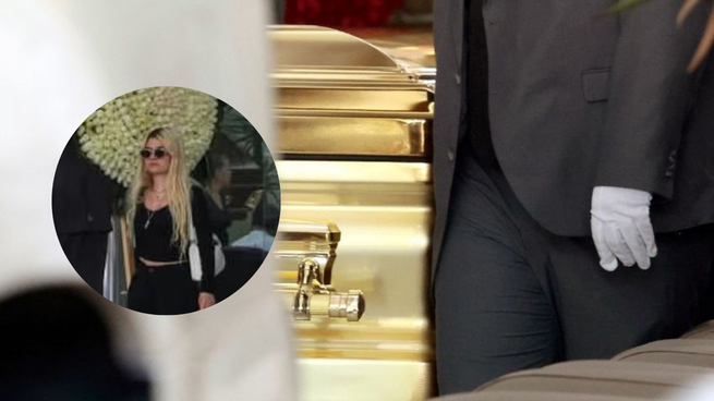 La imagen de la hija menor de El Mencho en el funeral de su padre.