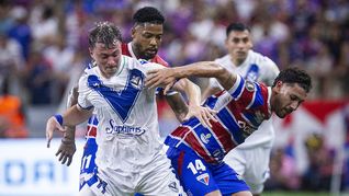 Vélez empató en Brasil por la Copa Libertadores.