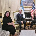 Karina Milei se reunió con el embajador de EEUU, Peter Lamelas para afianzar lazos.