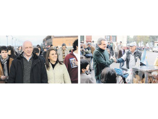 Bonfatti acompañó a la candidata a intendente de Rosario por el Frente Amplio Progresista, Mónica Fein, durante una caminata por la ciudad. Rossi participó de un almuerzo junto a más de 2.500 fiscales del Frente Santa Fe para Todos de Rosario. Luego, recorrió la ciudad y conversó con los vecinos.
