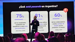 Agustín Perelman, co-founder de Bonda, en la apertura de la sexta edición de HRTrends by Bonda. Agustín Perelman, co-founder de Bonda, en la apertura de la sexta edición de HRTrends by Bonda.