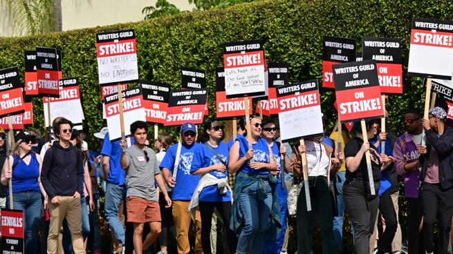 Huelga de guionistas en EEUU.&nbsp;