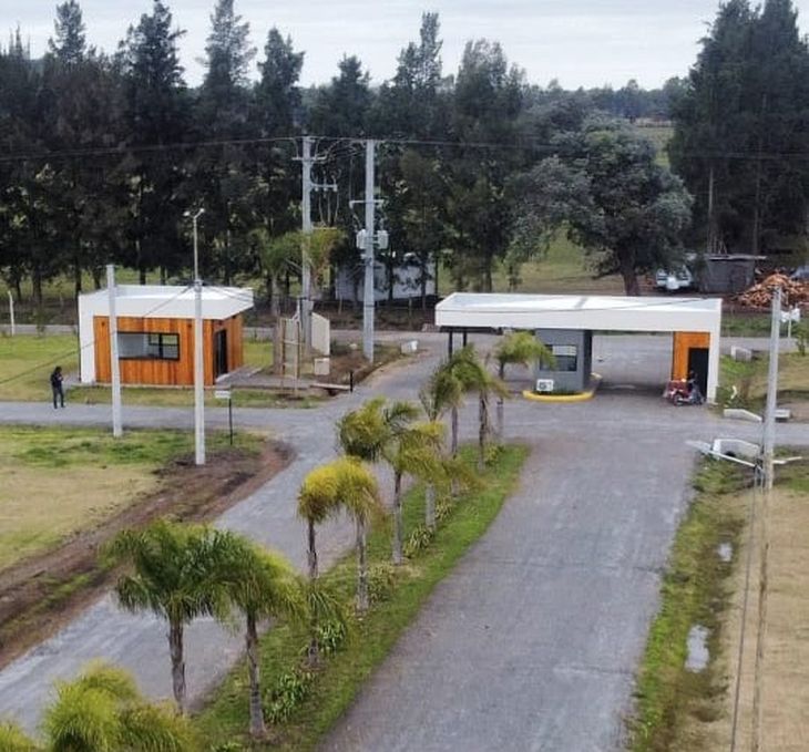 Área de acceso a Praderas, en Los Cardales Área de acceso a Praderas, en Los Cardales