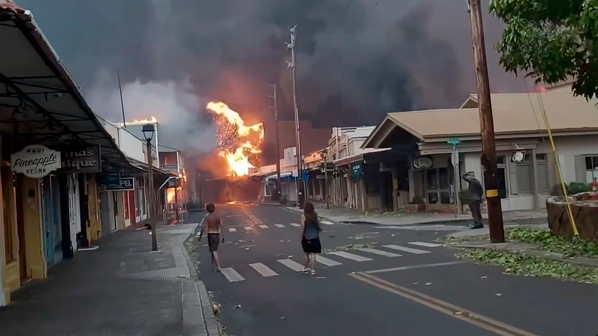 Videos have surfaced explaining the devastating fires in Hawaii