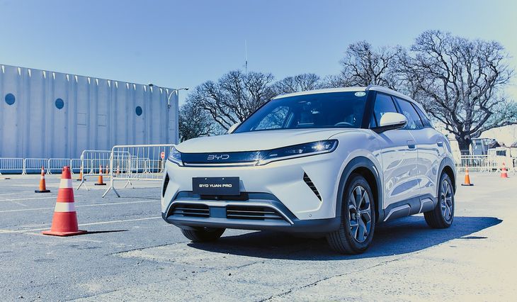 El Yuan Pro, otro de los modelos destacados de BYD.