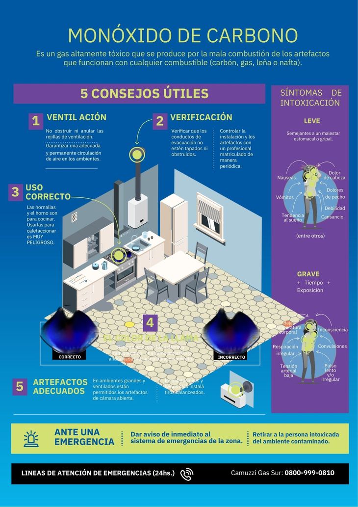Gráfico compartido por Camuzzi. Gráfico compartido por Camuzzi.