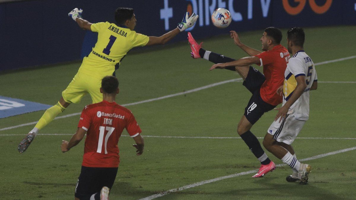 Con un final para el infarto, Independiente y Boca empataron en Avellaneda