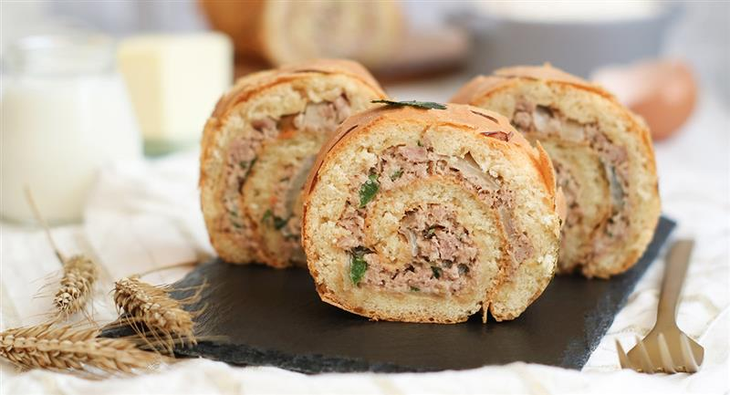 Classic tuna pionono. Classic tuna pionono.