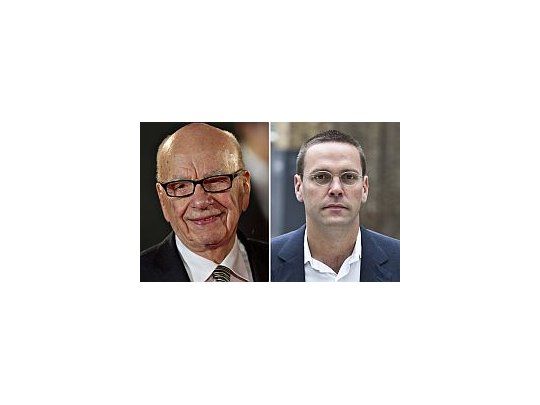James Murdoch, el hijo del magnate mediático, Rupert.