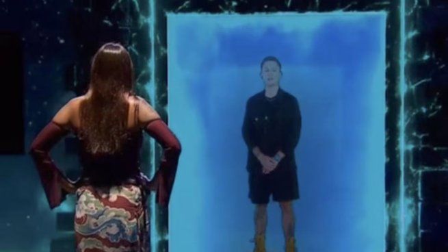 Luana y un tenso momento dentro de la casa.