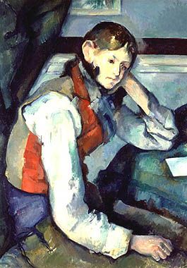 Boy in a Red Jacket de Paul Cezanne (1888)