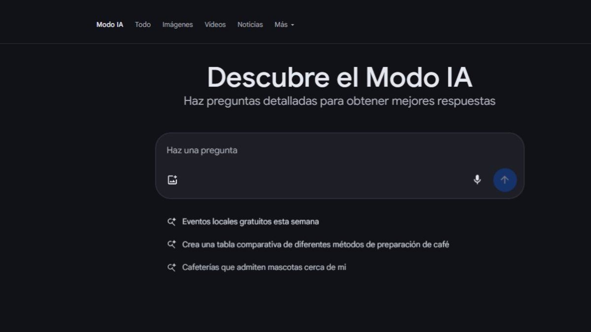 Google presentó su nuevo Modo IA: de qué se trata y cómo funciona thumbnail