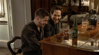 Nick Jonas y Paul Rudd en Letras robadas, de John Carney Nick Jonas y Paul Rudd en Letras robadas, de John Carney