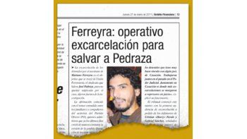 ámbito.com | En la edición del 27 de enero, este diario reveló la trama en torno al caso Ferreyra que derivó, esta semana, en allanamientos.