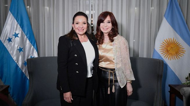 Xiomara Castro y Cristina Fernández de Kirchner.&nbsp;