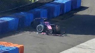 colapinto se accidento durante una prueba de la formula 1 en hungria