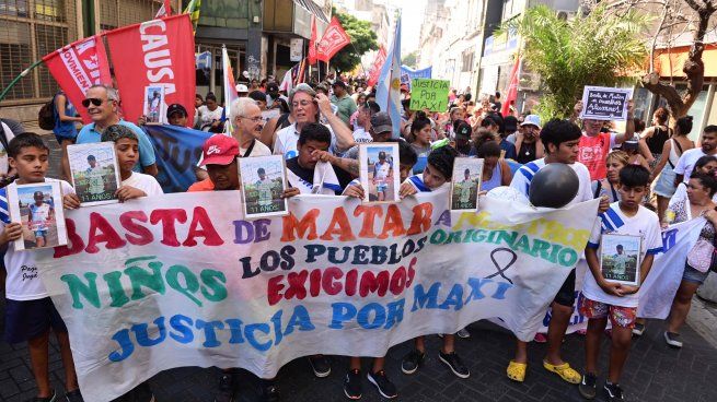 Movilización en pedido de justicia por Máximo Jeréz.&nbsp;