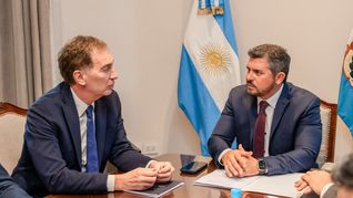 Diego Santilli se reunió con Marcelo Orrego en San Juan a mediados de enero. El jueves, tendrán nueva foto. Diego Santilli se reunió con Marcelo Orrego en San Juan a mediados de enero. El jueves, tendrán nueva foto.