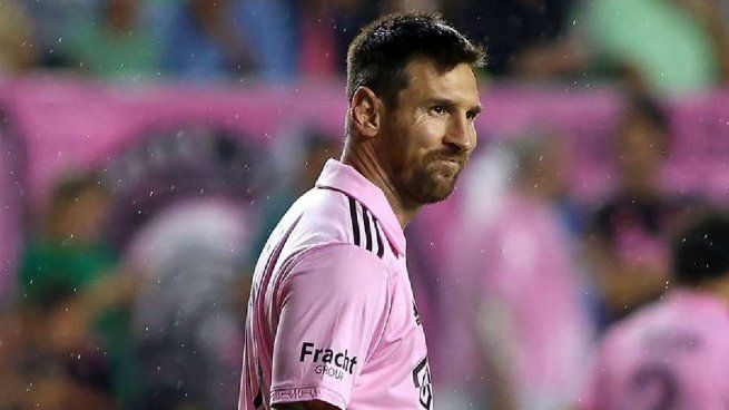 La cara ofuscada de Messi