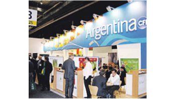 Stand del CFI en la Fruit Logística de Berlín, en Alemania.