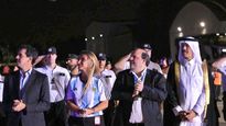 quienes son los funcionarios que fueron a recibir a la seleccion a ezeiza