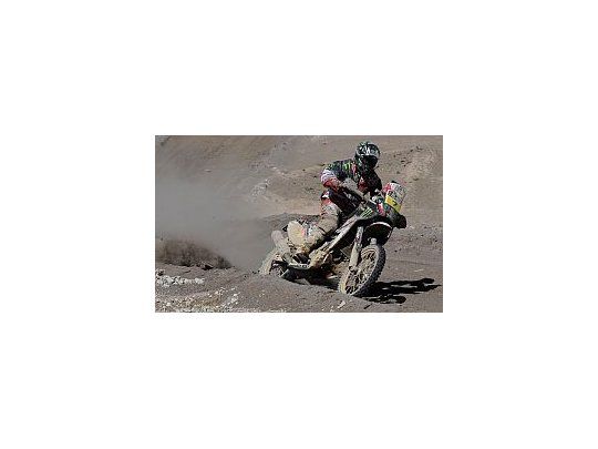 Las motos fueron las primeras en partir hacia Iquique.