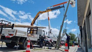 EDES restableció el servicio eléctrico en Bahía Blanca