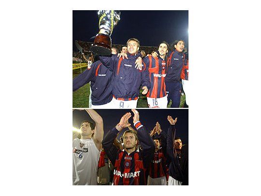 San Lorenzo festeja el triunfo del torneo Clausura.