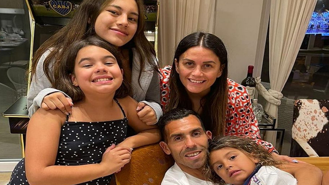 Carlos Tevez en su cumpleaños 38.&nbsp;