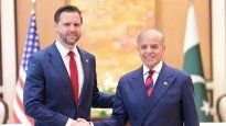 La delegación de EEUU está encabeza por el vice Vance, quien se reunió con el primer ministro pakistaní Sharif.