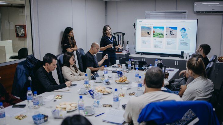 Yanina Ripoll, gerente de Ambiente de Vicuña, brinda detalles de los programas de monitoreo de fauna, biota y criofomas. Yanina Ripoll, gerente de Ambiente de Vicuña, brinda detalles de los programas de monitoreo de fauna, biota y criofomas.