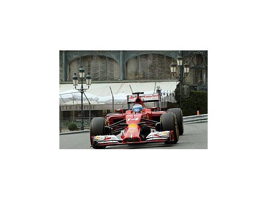 Alonso fue el más rápido en los libres de Mónaco.