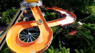 El Rollo, el parque acuático más grande de la región.